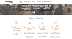 Desktop Screenshot of endurancelearning.com